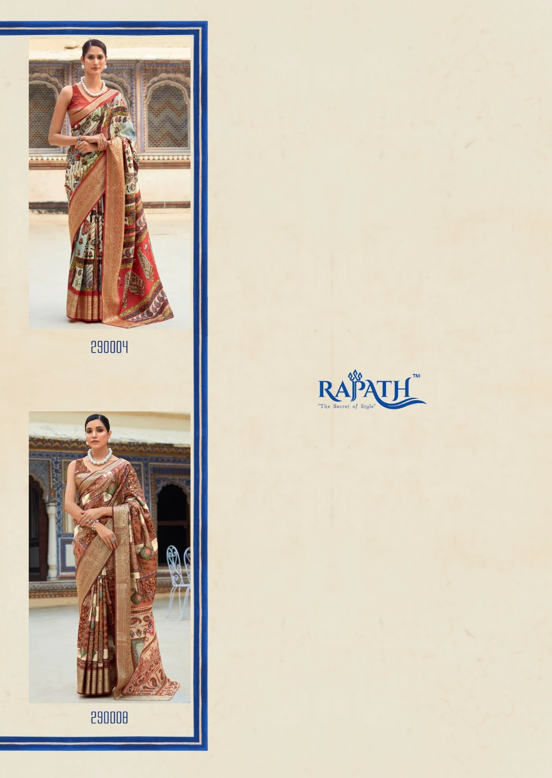 Rajpath Saaria Silk Dola Viscose Wholesale Fancy Sarees Catalog — Wholesale Sarees, MPA wholesale from Surat - Gallery Image 16
